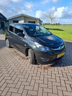 Opel Karl 1.0 Ecoflex 55KW AUT 2016 Zwart, Auto's, 839 kg, Stof, 74 pk, Zwart