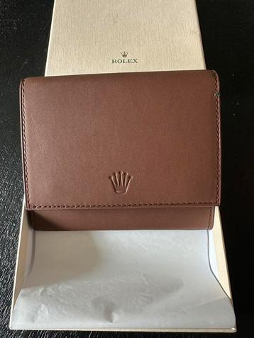 Rolex lederen travel pouch Originele VIP-uitvoering – Bruin beschikbaar voor biedingen
