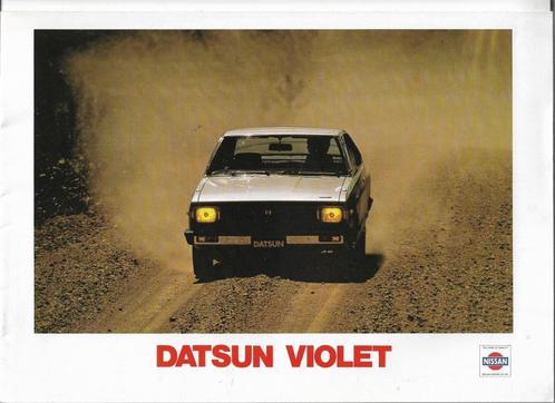 Brochure Datsun VIOLET, 1981 (NL)., Boeken, Auto's | Folders en Tijdschriften, Nieuw, Nissan, Ophalen of Verzenden
