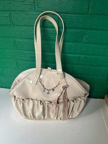 Hondentas crème/beige – draagtas voor kleine hond of pup beschikbaar voor biedingen