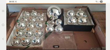 39 vintage glazen kerstballen  beschikbaar voor biedingen