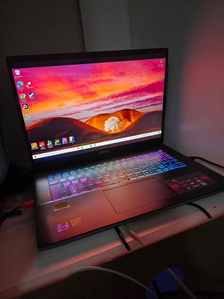 Msi sword 17 i7,14th 32gb 2t 4070 gaming laptop, Computers en Software, Windows Laptops, Zo goed als nieuw, 17 inch of meer, SSD