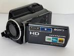 SONY - HDR-CX155 handycam + oplader + extra accu +tas, Full HD, 20x of meer, Ophalen of Verzenden, Zo goed als nieuw