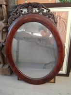 Antieke Spiegel met Houten Frame, Antiek en Kunst, Antiek | Spiegels, Ophalen