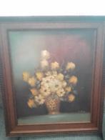 Bloemstilleven in Bloempot, Gesigneerd, Antiek en Kunst, Ophalen