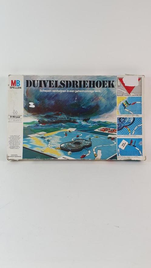 Duivelsdriehoek, MB Spellen 1977. 8C4, Hobby en Vrije tijd, Gezelschapsspellen | Bordspellen, Gebruikt, Ophalen of Verzenden