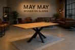 Eettafel rechthoekig vlak blad Mango 220 Direct/Leverbaar