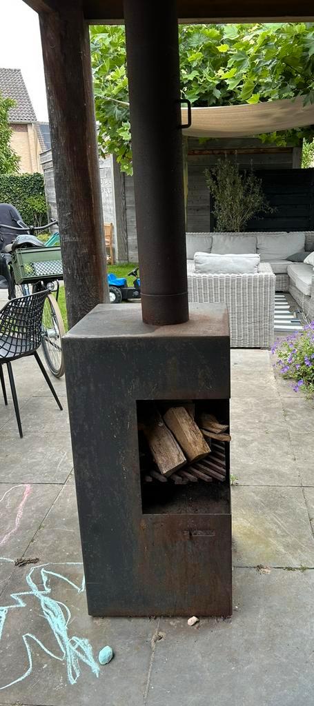 Prachtige tuinkachel te koop!, Tuin en Terras, Tuinhaarden, Zo goed als nieuw, Ophalen of Verzenden