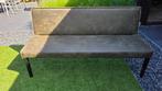 Be Pure home Rodeo zitbank eettafelbank groen leer, Ophalen, Zo goed als nieuw, Leer