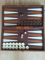 Backgammon in mooie koffer, Ophalen of Verzenden, Zo goed als nieuw