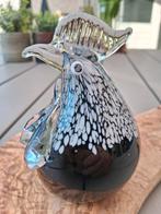 Schitterend glazen haantje, Ophalen of Verzenden