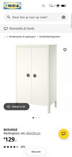 Ikea peuterbed+kast, Huis en Inrichting, Kasten | Kledingkasten, Ophalen of Verzenden, Zo goed als nieuw, 25 tot 50 cm, Minder dan 100 cm
