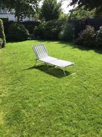 Strandbed, Tuin en Terras, Ophalen, Zo goed als nieuw, Metaal, Verstelbaar