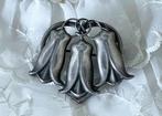 Antieke, Art Nouveau, Zilveren Broche uit Chili, Ophalen of Verzenden, Zilver, Broche