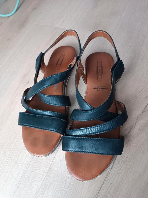 Leren sandalen 5th Avenue maat 37, Kleding | Dames, Schoenen, Gedragen, Sandalen of Muiltjes, Zwart, Ophalen of Verzenden