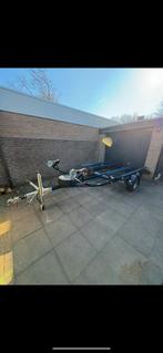 Jetloader dubbel geremd zwart gecoat verlengd met led, Ophalen, Jetskitrailer, Minder dan 6 meter, Zo goed als nieuw