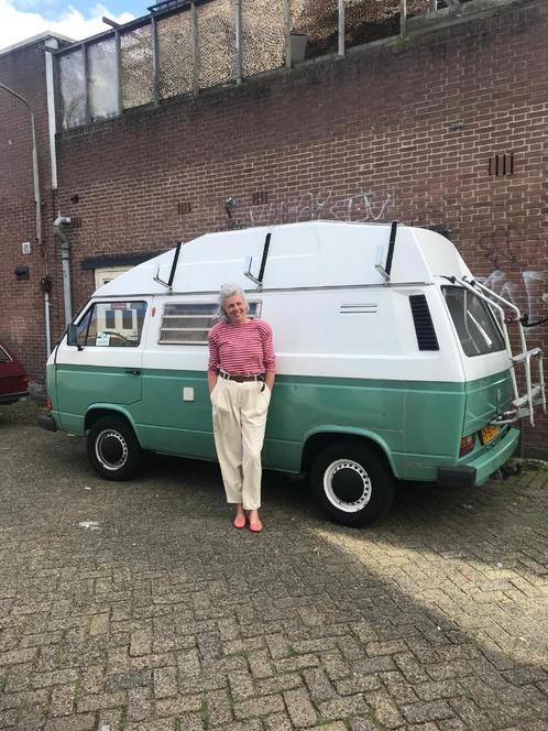 Volkswagen T3 1990, Auto's, Bestelauto's, Particulier, Trekhaak, Volkswagen, Benzine, Handgeschakeld, Origineel Nederlands, Groen
