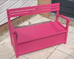 Roze Klepbankje voor op prinsessenkamer / kinderkamer, Ophalen, Gebruikt