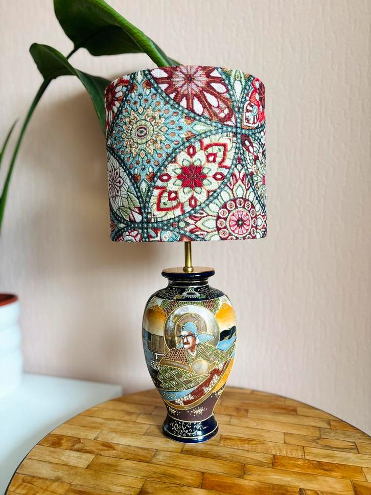 Vaaslamp, Huis en Inrichting, Lampen | Tafellampen, Minder dan 50 cm, Ophalen of Verzenden