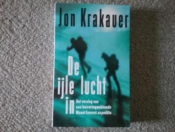 Jon Krakauer / De ijle lucht in (2009; Mount Everest)  beschikbaar voor biedingen