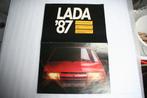 Folder / folderposter Lada modellenoverzicht (1987) (9), Ophalen of Verzenden, Nieuw, Overige merken