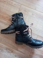 Dames Boots ,  Zwarte , Maat 38 , Rieker., Overige typen, Ophalen of Verzenden, Rieker, Zo goed als nieuw