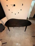 Zwarte houten eettafel - 170cm - Zo goed als nieuw!, Ophalen, 50 tot 100 cm, Zo goed als nieuw, 150 tot 200 cm