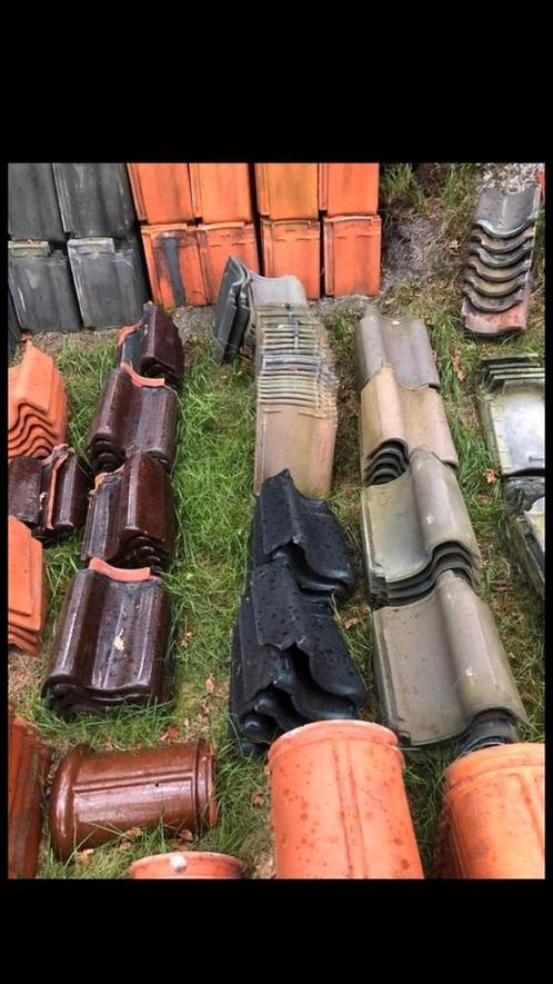 Gebruikte gevelpannen in diverse type’s en kleuren, Tuin en Terras, Overige Tuin en Terras, Gebruikt, Ophalen