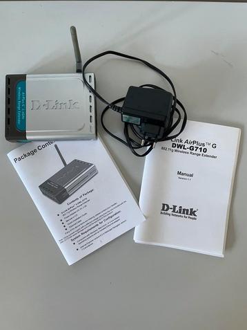 D-Link AirPlus G DWL-G710 compleet incl. beschrijving beschikbaar voor biedingen