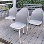 Segis kunstof grijze stoelen, Ophalen, Gebruikt, Grijs