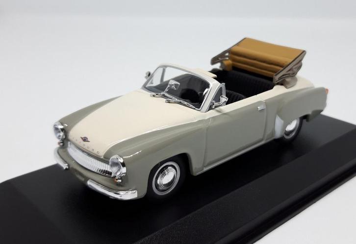 Wartburg A 311 Cabriolet 1958 Grijs Model 1/43 Maxichamps, Hobby en Vrije tijd, Modelauto's | 1:43, Nieuw, Auto, MiniChamps, Ophalen of Verzenden