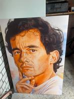 Canvas Ayrton Senna, Antiek en Kunst, Ophalen