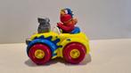 Sesamstraat, Elmo (push & go) Speelgoedauto, Zo goed als nieuw, Ophalen