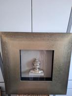 Bronze boeda schilderij 70 70 bronskleurige, Huis en Inrichting, Ophalen of Verzenden