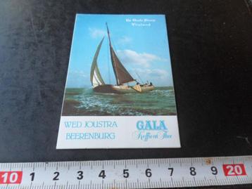 stickers Vlieland De Oude Sloep GALA Koffie Wed. Joustra Be* beschikbaar voor biedingen