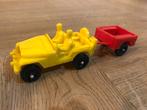 Vinyl Line - Jeep (geel) + aanganger (rood) - Art. 1453., Hobby en Vrije tijd, Ophalen of Verzenden, Gebruikt, Auto