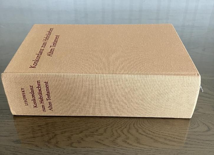Konkordanz zum Hebraischen Alten Testament, Boeken, Godsdienst en Theologie, Gelezen, Christendom | Protestants, Ophalen of Verzenden