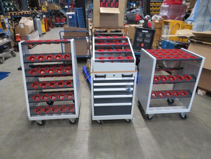 werkplaatswagen met universele cnc gereedschapshouders, Doe-het-zelf en Verbouw, Gereedschap | Freesmachines, Nieuw, Elektrisch