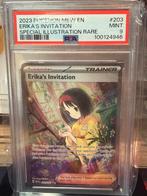 Erika's Invitation 203 PSA 9, Hobby en Vrije tijd, Verzamelkaartspellen | Pokémon, Ophalen of Verzenden, Zo goed als nieuw, Losse kaart