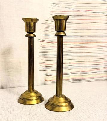 Messing kandelaars, 18 euro/st beschikbaar voor biedingen