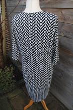 Jurk zwart/ creme Amania M mt 46 Vaste prijs, Amania, Zwart, Maat 46/48 (XL) of groter, Ophalen of Verzenden