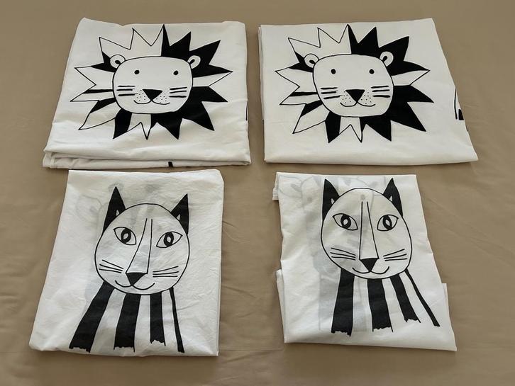 2 mooie dekbedovertrekken en slopen, €10 per stuk, Zgan!, Kinderen en Baby's, Kinderkamer | Beddengoed, Zo goed als nieuw, Dekbedovertrek