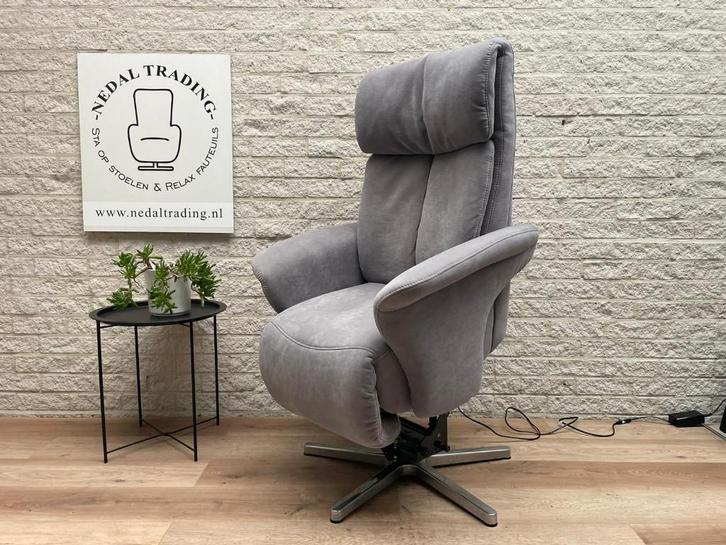 Himolla sta op stoel verstelbare relax fauteuil Medium, Huis en Inrichting, Fauteuils, Zo goed als nieuw, Stof, 50 tot 75 cm, Minder dan 75 cm