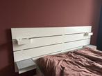 Ikea Nordli hoofdbord wit 140/160, Ophalen, Wit, Tweepersoons, Ikea Nordli