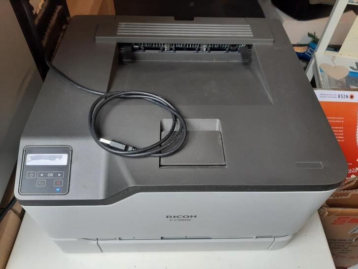 Ricoh netwerk kleuren laser printer, Computers en Software, Printers, Gebruikt, Printer, Laserprinter, Kleur printen, Zwart-en-wit printen