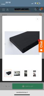 Industriële wandplank - Oud eiken, zwart, 150x20 cm, Ophalen, Zo goed als nieuw