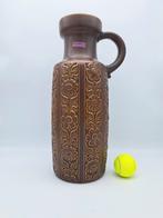 Vintage West Germany XL Vloervaas Bruin Aardewerk 480-46, Ophalen of Verzenden