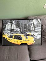 Ingelijste Posters New York Taxi & Hippy Busjes, Huis en Inrichting, Woonaccessoires | Schilderijen, Tekeningen en Foto's, 50 tot 75 cm