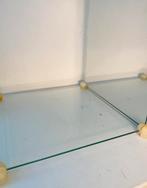 Modulaire jaren 80 vitrine kast van glazen kubussen, Ophalen, Met plank(en), Italie, Gebruikt