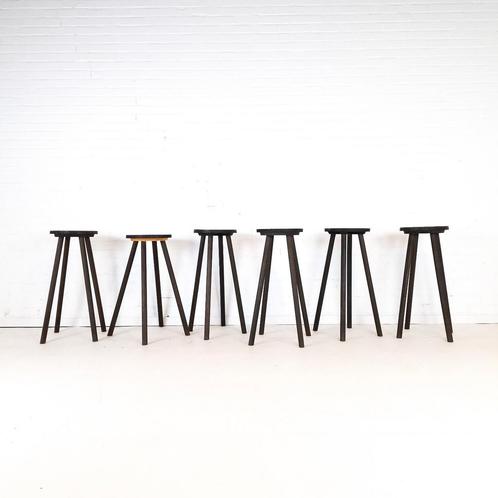 6x vintage barkruk, Antiek en Kunst, Antiek | Meubels | Stoelen en Banken, Ophalen